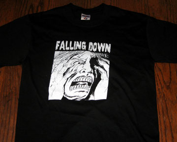 FALLING DOWN "Pissed" T-Shirt Black (Large)